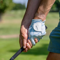 Blue Abstract Lines Golf Glove