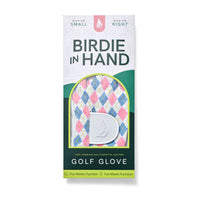 Blue Argyle Golf Glove
